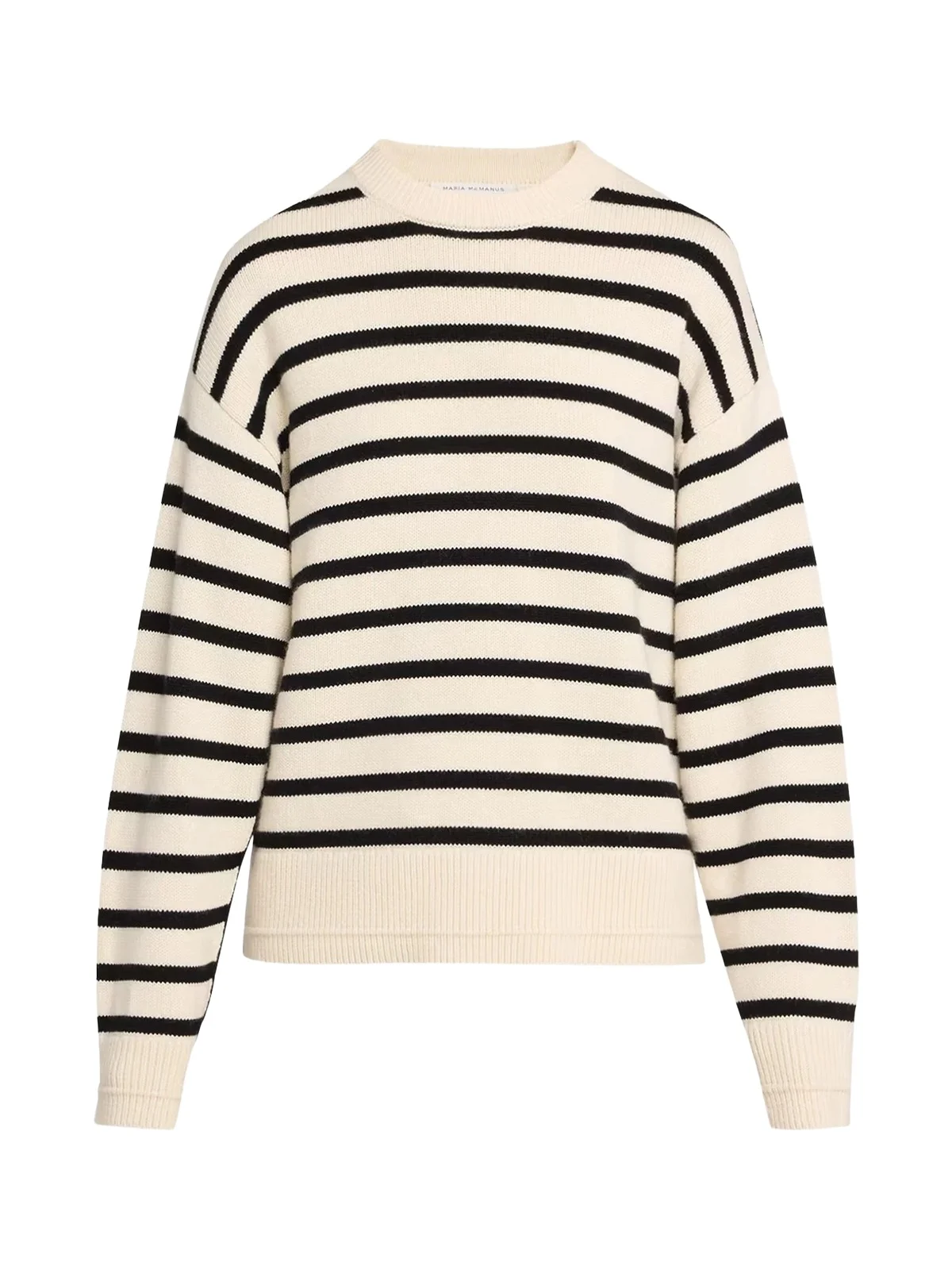 Ladder Stitch Crew Cashmere-Cotton Sweater Ladder Stitch Crew Cashmere-Cotton Sweater