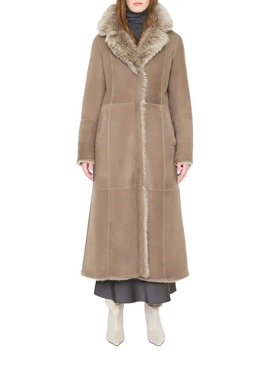 HiSO Maeve Reversible Shearling Coat | Thumbnail 3