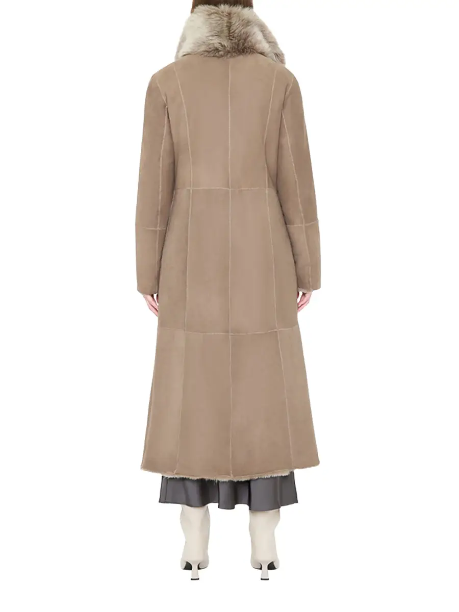 HiSO Maeve Reversible Shearling Coat | Thumbnail 4