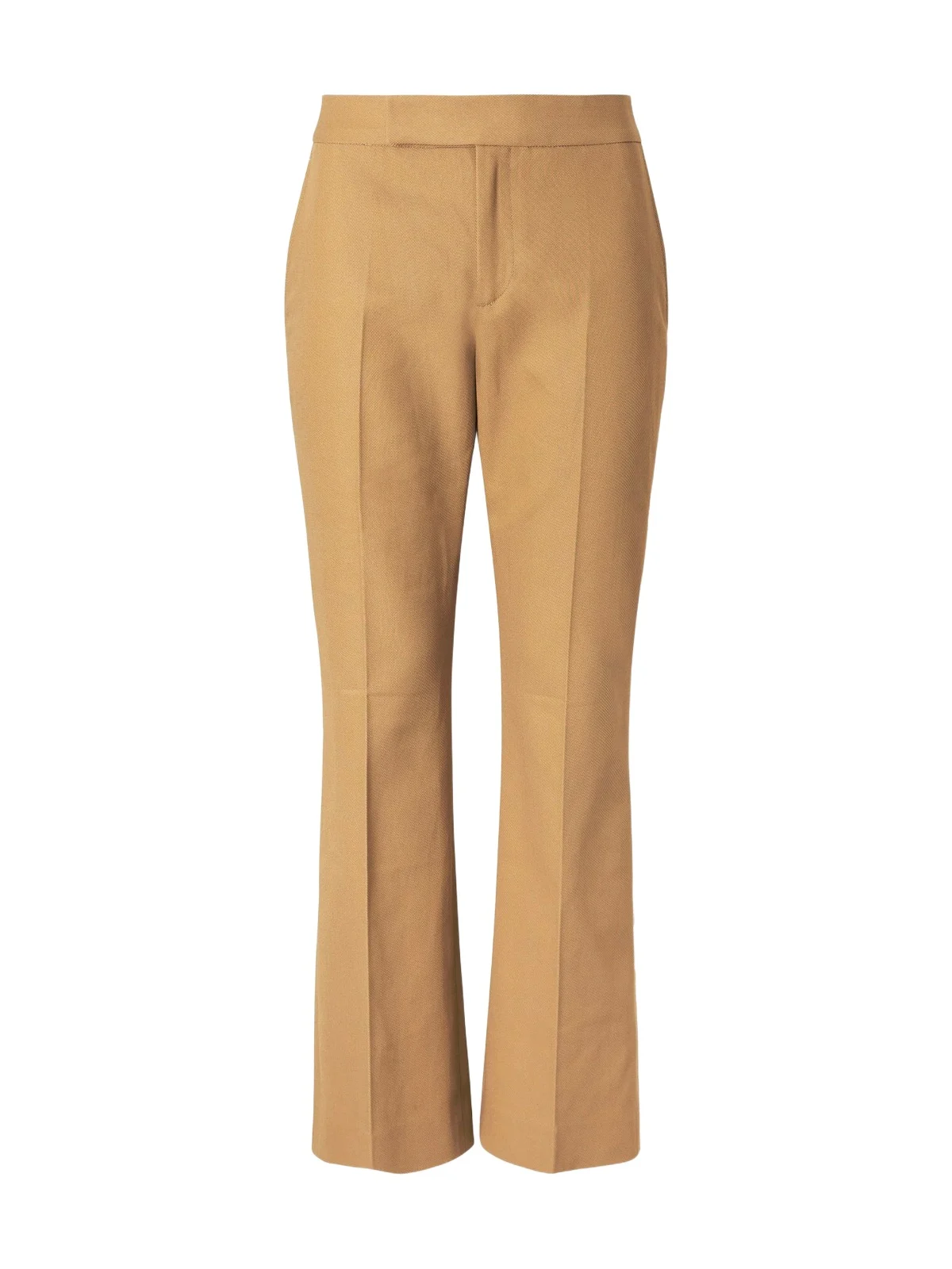 Maria McManus Mid Rise Flare Cotton Trousers