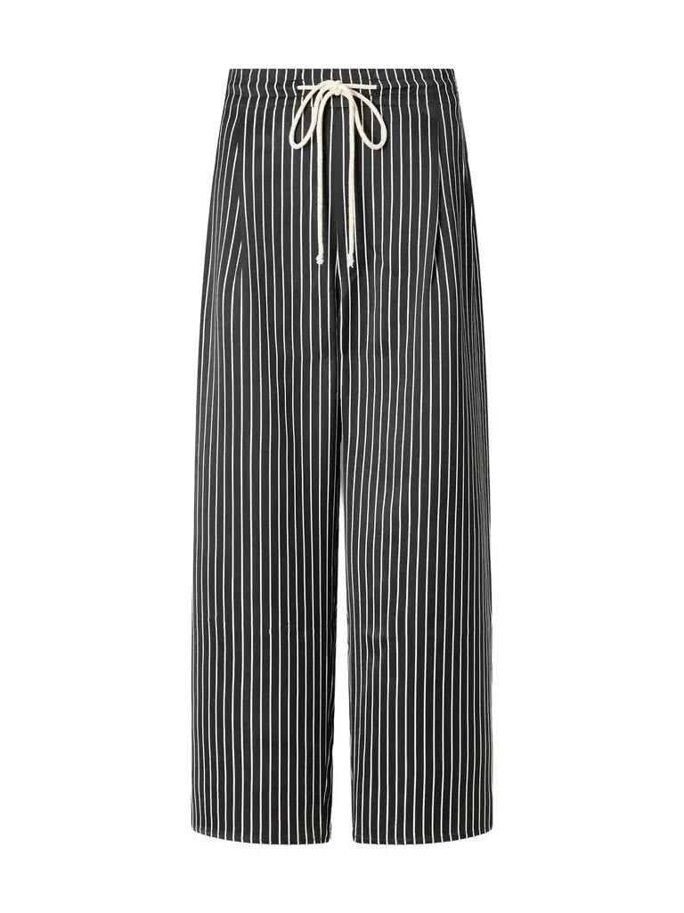 Maria McManus Striped Balloon Drawstring Trousers