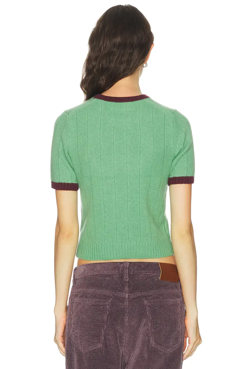 Guest In Residence Rib Ringer Tee | Thumbnail 3