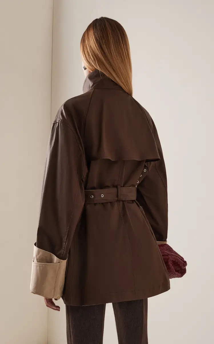 OSSOU Asha Belted Cotton Coat | Thumbnail 5 OSSOU Asha Belted Cotton Coat | Thumbnail 5