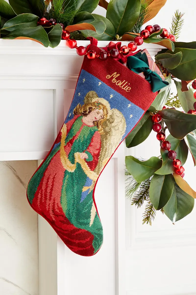 Sferra Personalized Angel Stocking, 19" | Thumbnail 3 Sferra Personalized Angel Stocking, 19" | Thumbnail 3