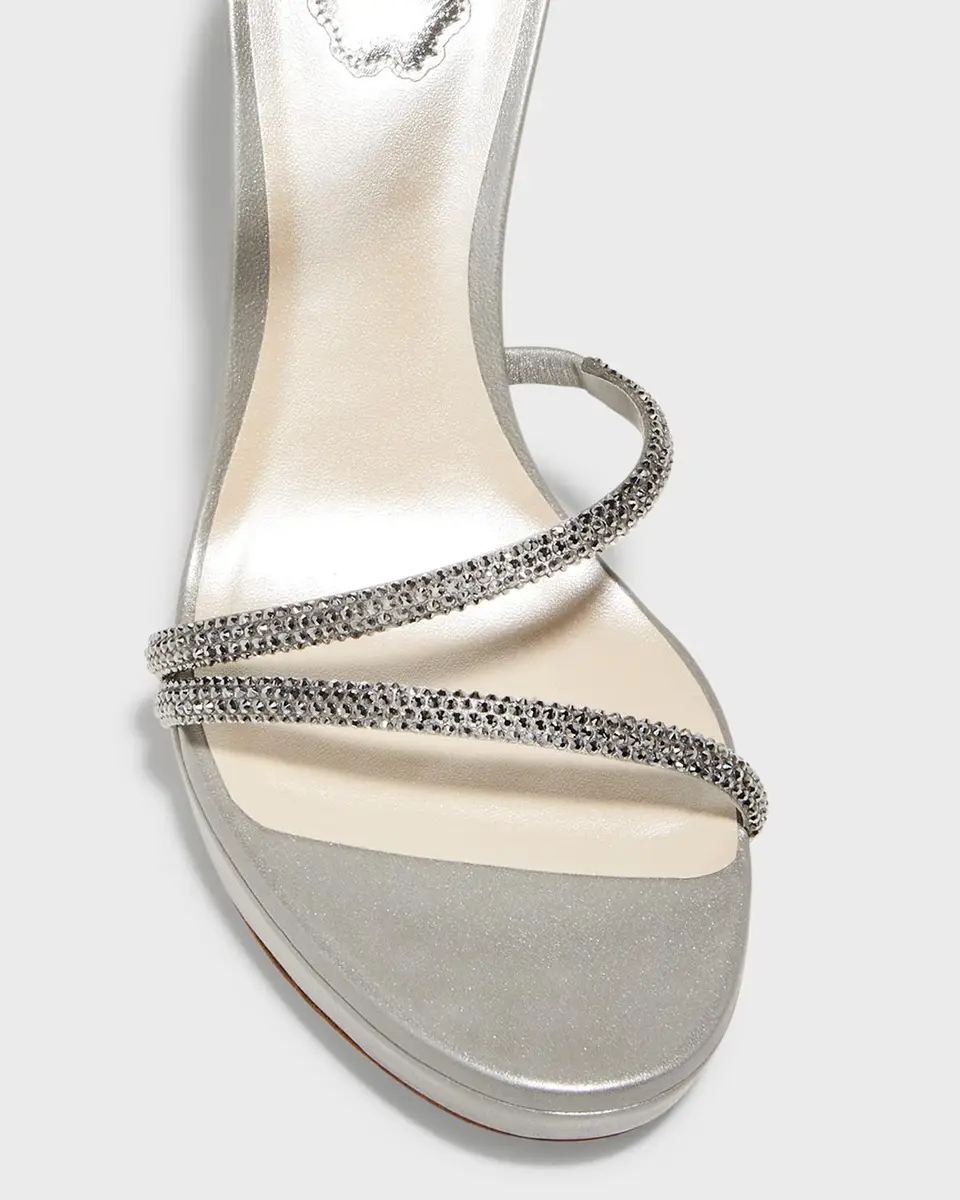 René Caovilla Strass Snake-Wrap Platform Sandals | Thumbnail 3 René Caovilla Strass Snake-Wrap Platform Sandals | Thumbnail 3