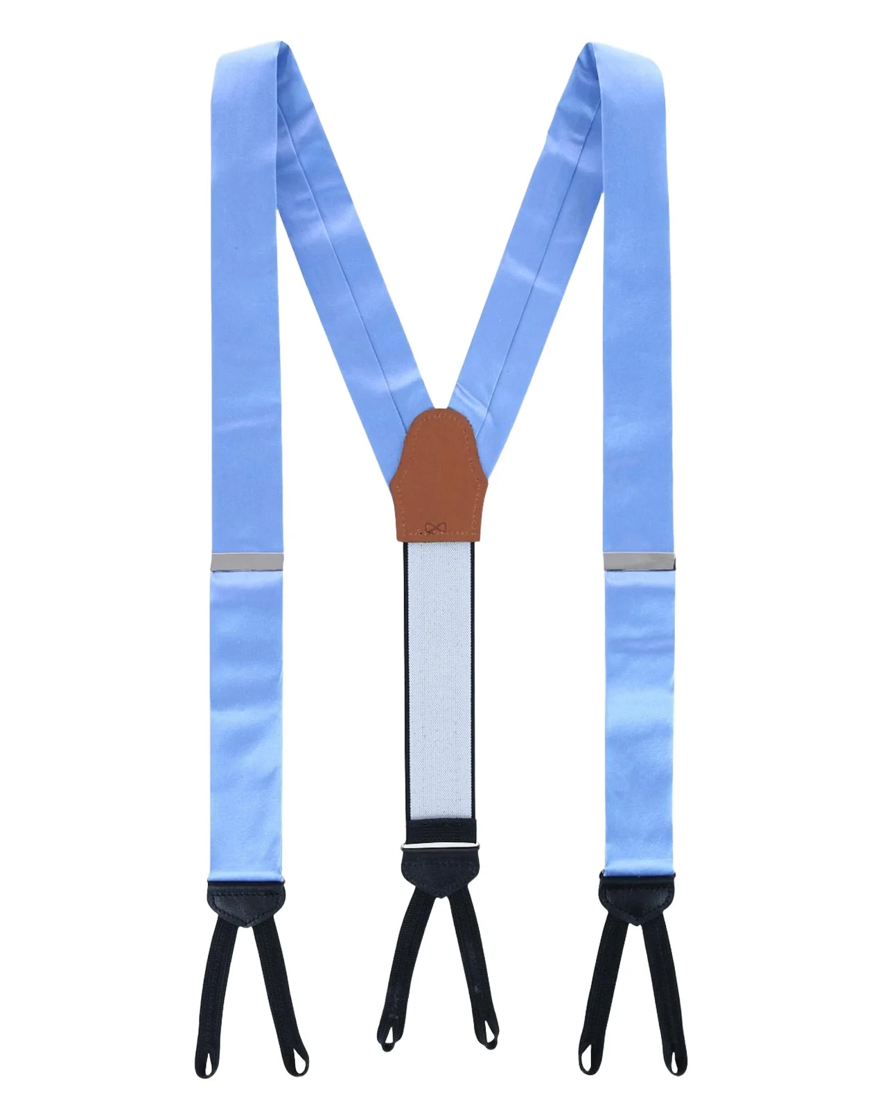 Men's Sutton Solid Silk Suspender Braces Men's Sutton Solid Silk Suspender Braces
