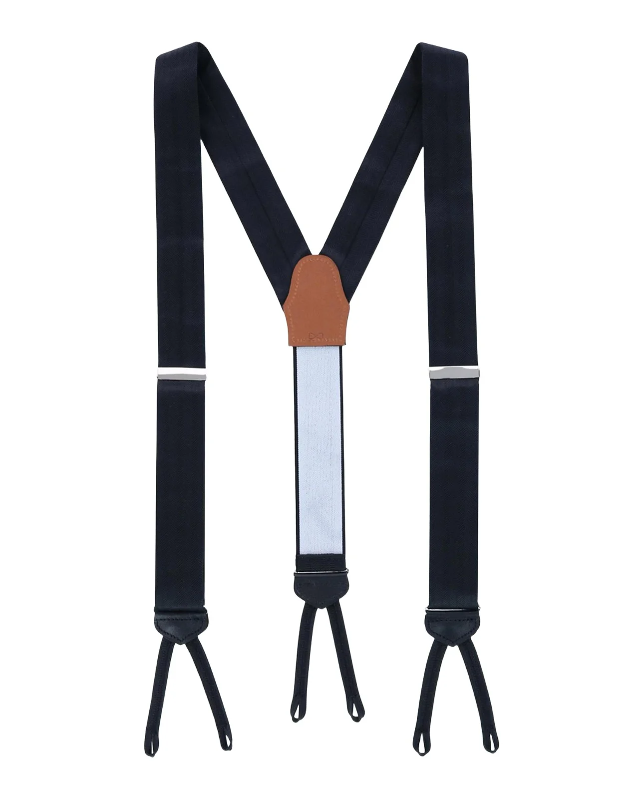 Men's Herringbone Silk Suspender Braces