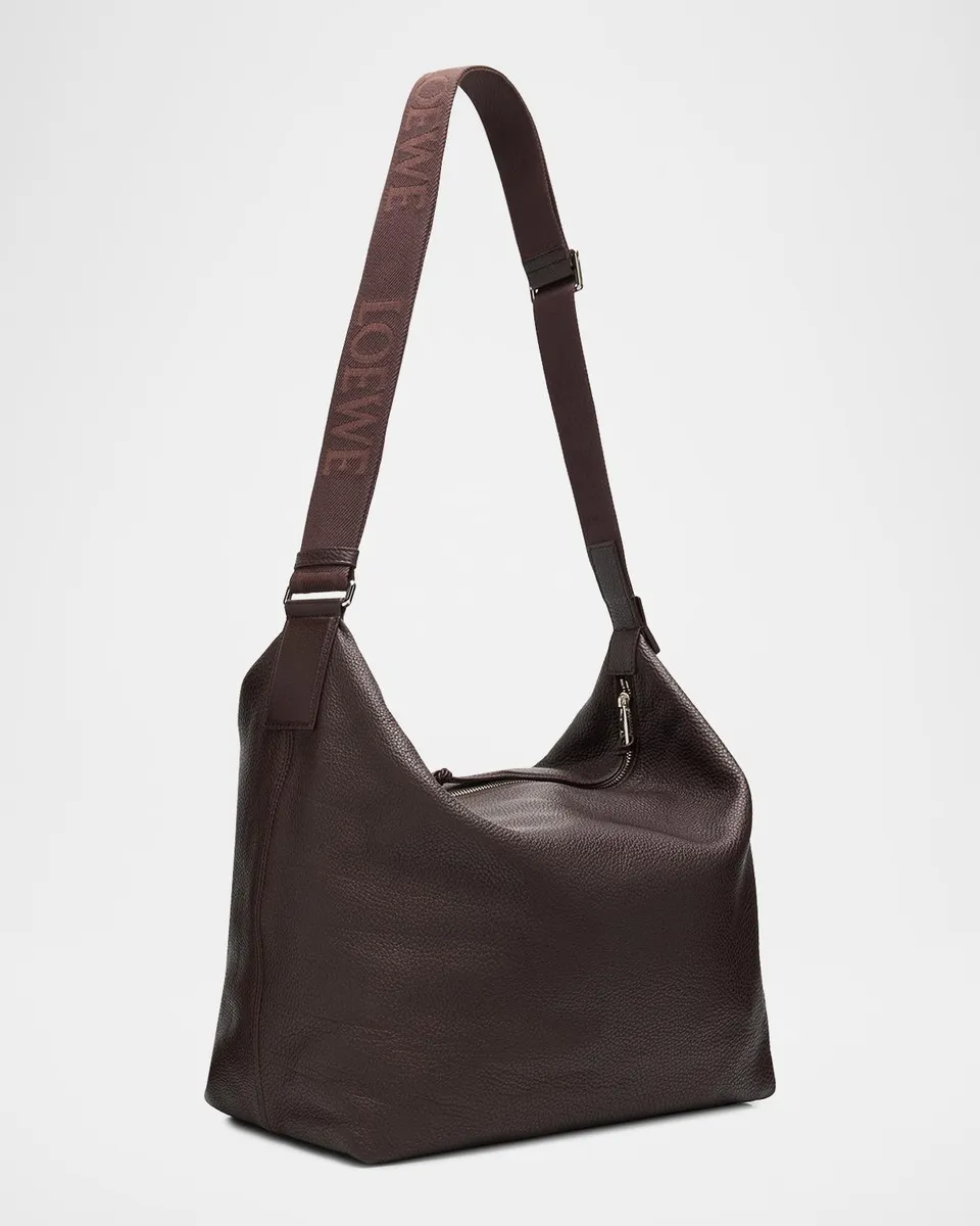 Loewe Men's Cubi Leather Crossbody Bag | Thumbnail 3 Loewe Men's Cubi Leather Crossbody Bag | Thumbnail 3