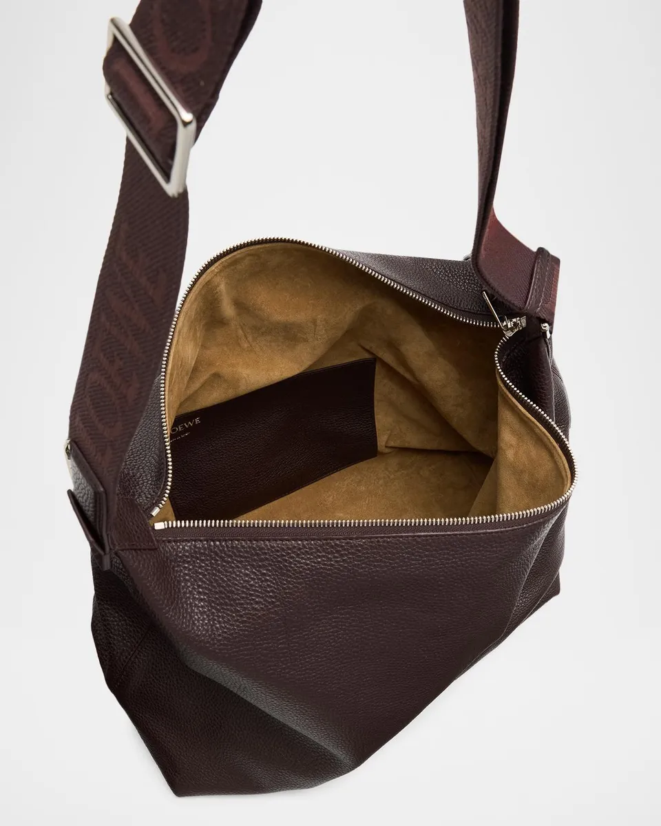 Loewe Men's Cubi Leather Crossbody Bag | Thumbnail 4 Loewe Men's Cubi Leather Crossbody Bag | Thumbnail 4