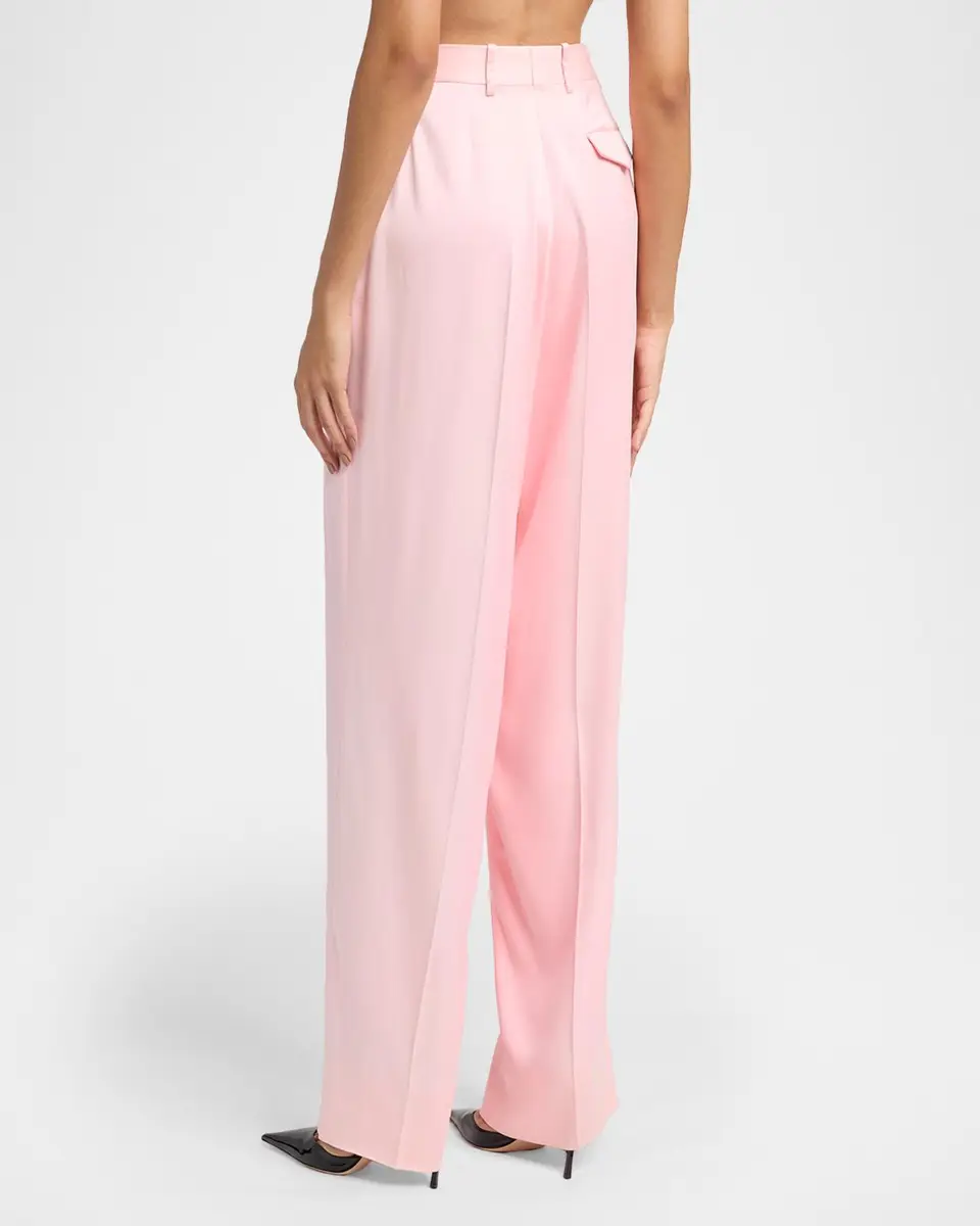 Tom Ford Double Silk Satin Tapered-Leg Trousers | Thumbnail 3 Tom Ford Double Silk Satin Tapered-Leg Trousers | Thumbnail 3
