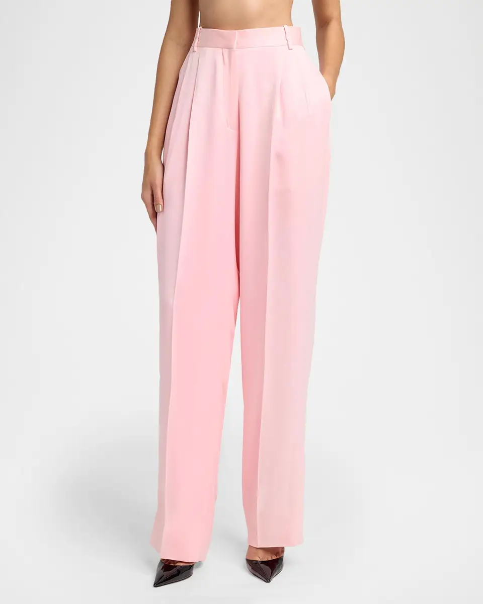 Tom Ford Double Silk Satin Tapered-Leg Trousers | Thumbnail 4 Tom Ford Double Silk Satin Tapered-Leg Trousers | Thumbnail 4