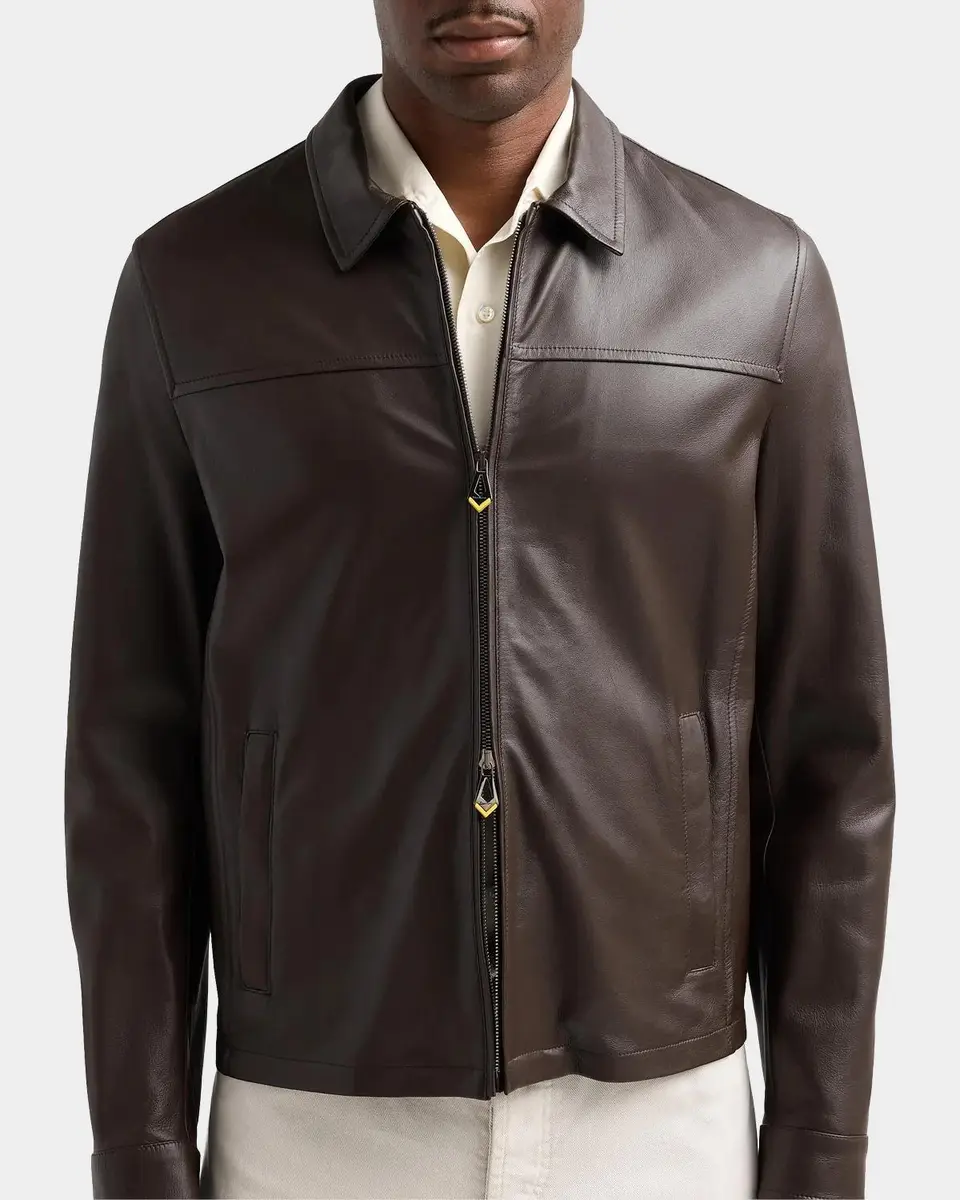 Sartorio Leather Zip-Front Jacket | Thumbnail 5 Sartorio Leather Zip-Front Jacket | Thumbnail 5