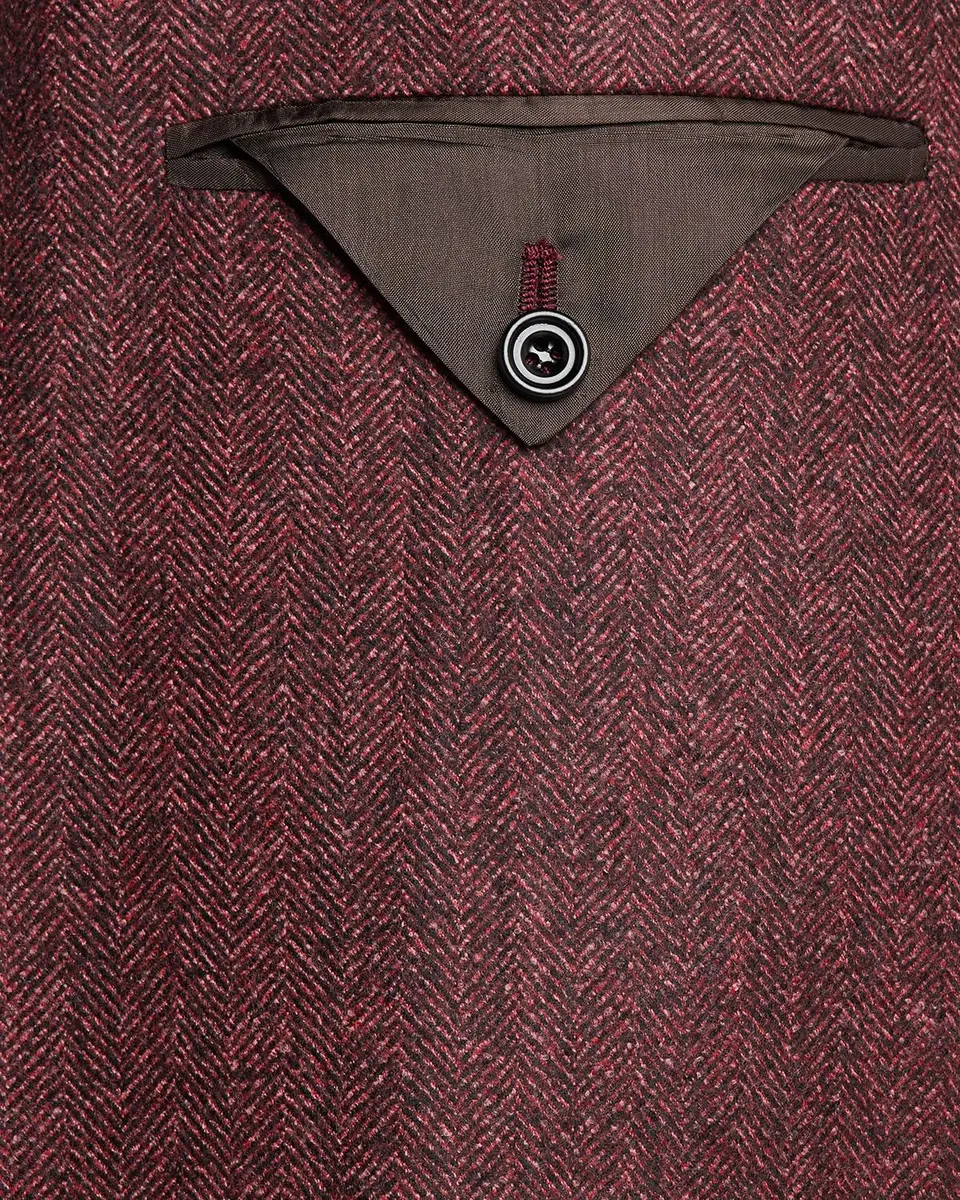 Sartorio Melange Herringbone Wool Sport Coat | Thumbnail 6 Sartorio Melange Herringbone Wool Sport Coat | Thumbnail 6
