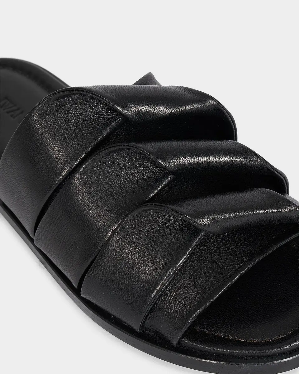 JW Anderson Coil Leather Slide Sandals | Thumbnail 3