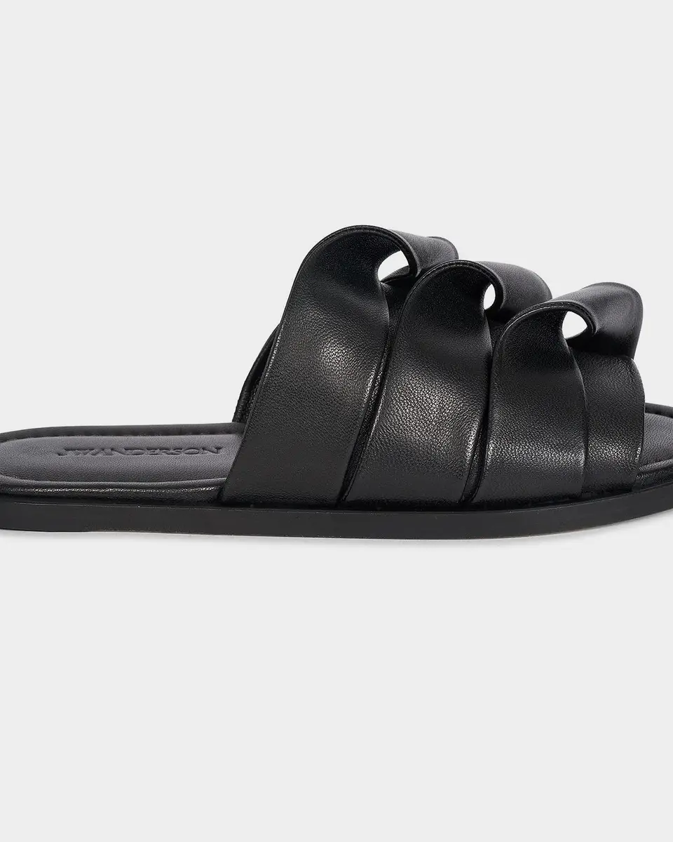 JW Anderson Coil Leather Slide Sandals | Thumbnail 6