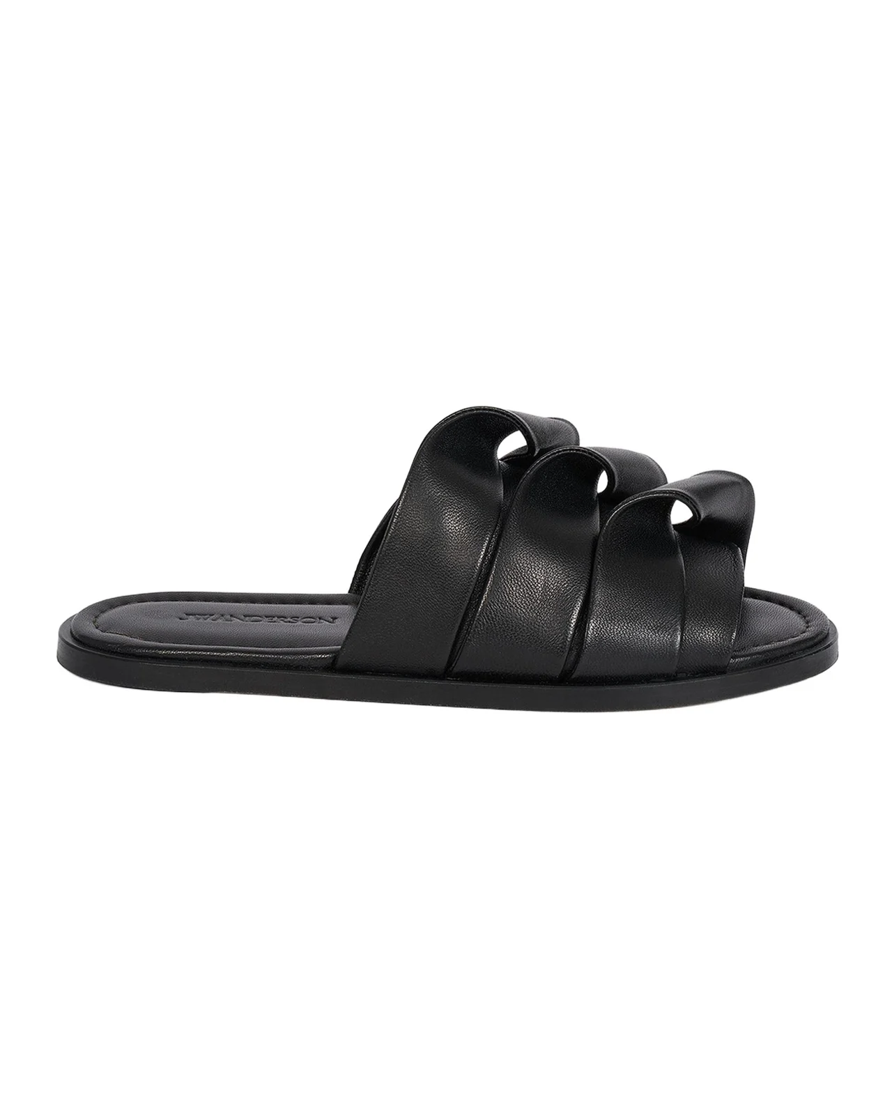 Coil Leather Slide Sandals Coil Leather Slide Sandals