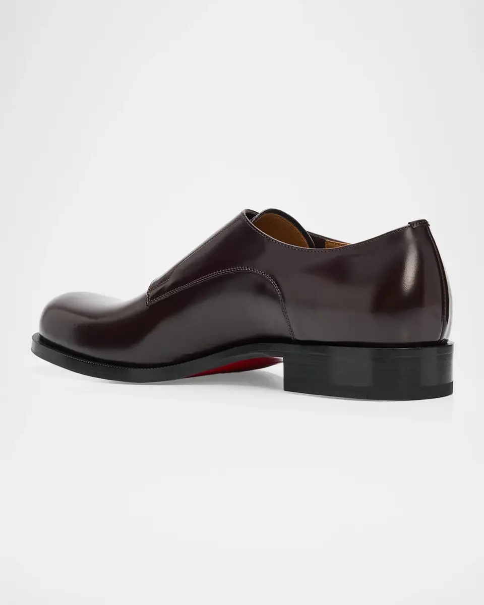 Christian Louboutin Men's Moustachou Double-Monk Strap Loafers | Thumbnail 4 Christian Louboutin Men's Moustachou Double-Monk Strap Loafers | Thumbnail 4