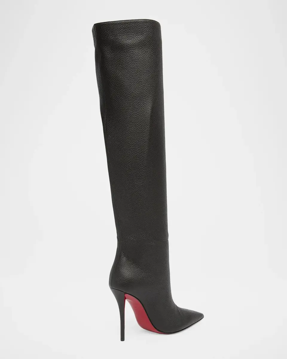 Christian Louboutin 100mm Zependris Leather Over-the-Knee Boots | Thumbnail 2 Christian Louboutin 100mm Zependris Leather Over-the-Knee Boots | Thumbnail 2