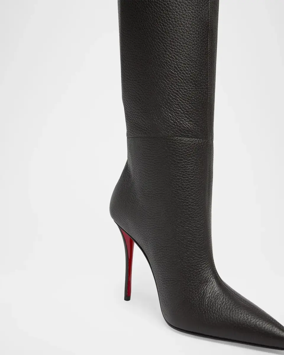 Christian Louboutin 100mm Zependris Leather Over-the-Knee Boots | Thumbnail 3 Christian Louboutin 100mm Zependris Leather Over-the-Knee Boots | Thumbnail 3