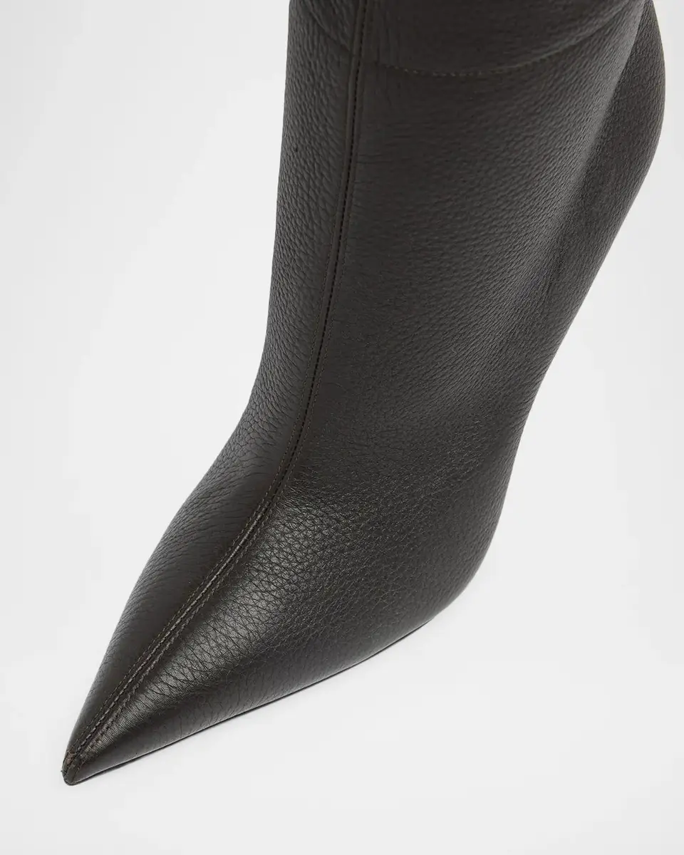 Christian Louboutin 100mm Zependris Leather Over-the-Knee Boots | Thumbnail 4 Christian Louboutin 100mm Zependris Leather Over-the-Knee Boots | Thumbnail 4