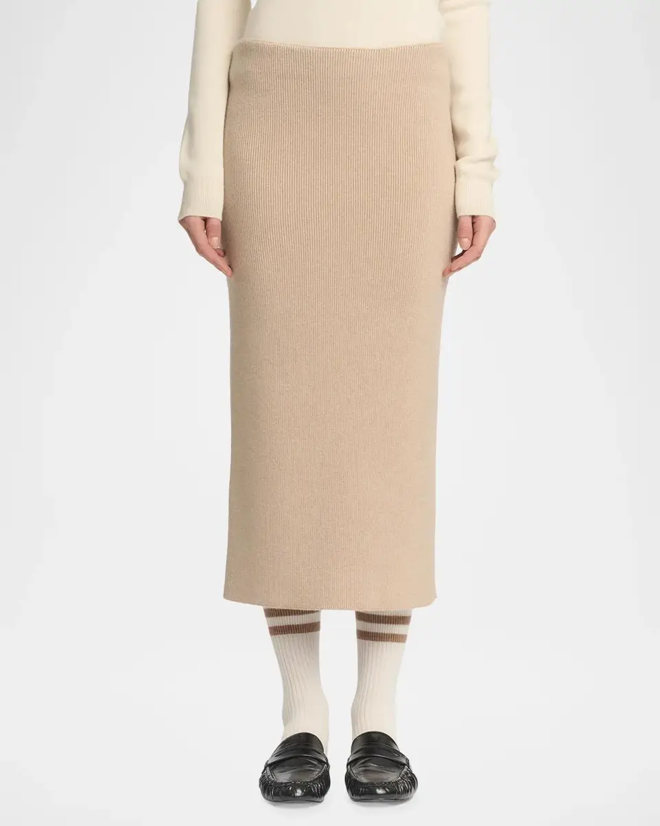 Malo Cashmere Rib Midi Skirt | Thumbnail 4 Malo Cashmere Rib Midi Skirt | Thumbnail 4