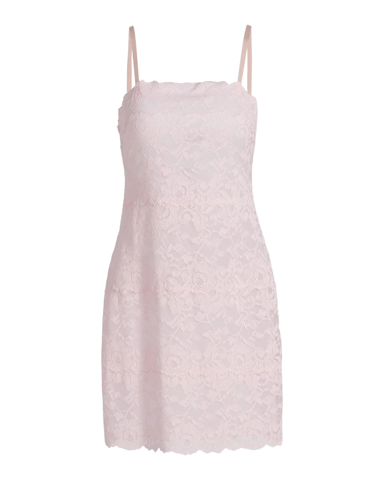 Peony Square-Neck Lace Chemise