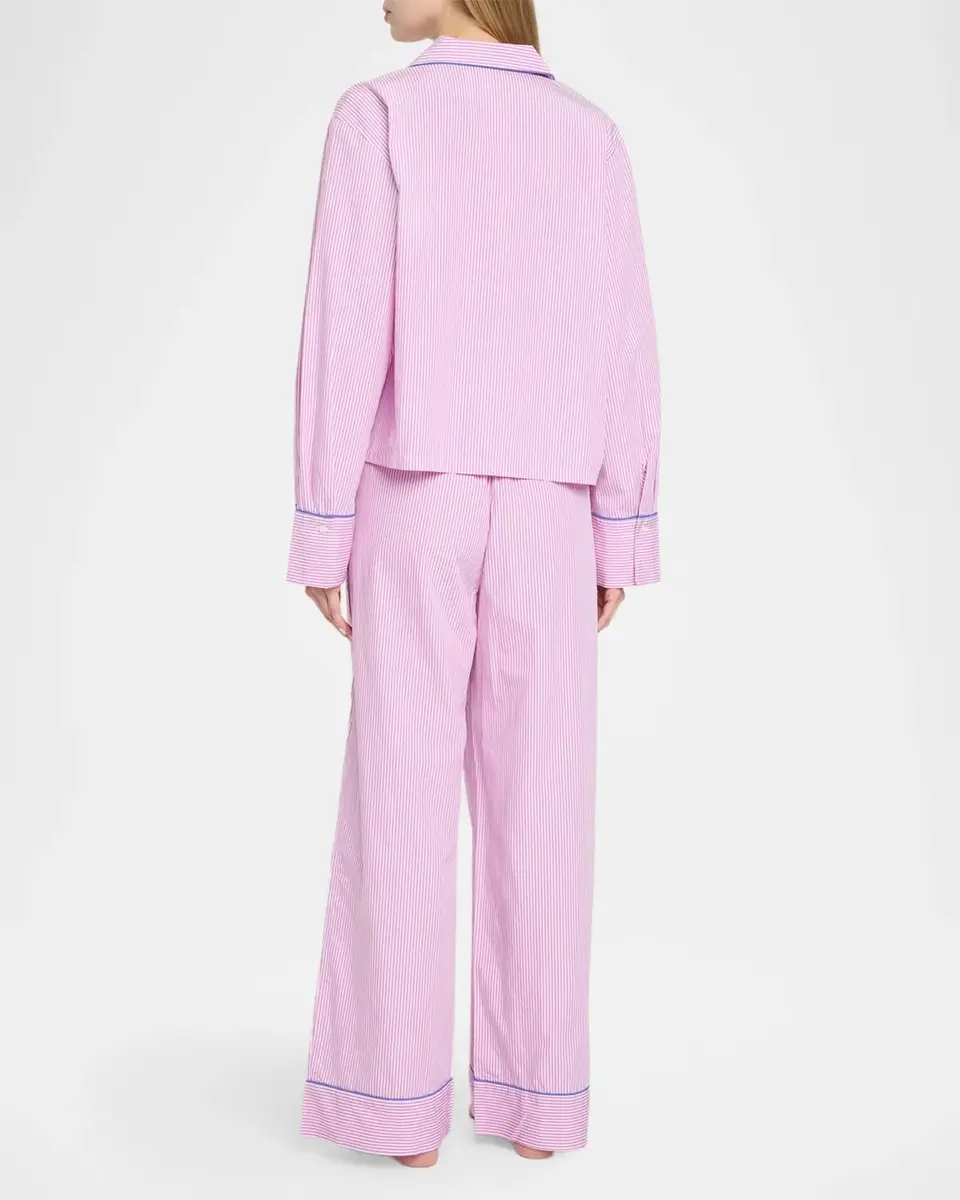 Polo Ralph Lauren Striped Poplin Long-Sleeve Pajama Set | Thumbnail 3 Polo Ralph Lauren Striped Poplin Long-Sleeve Pajama Set | Thumbnail 3