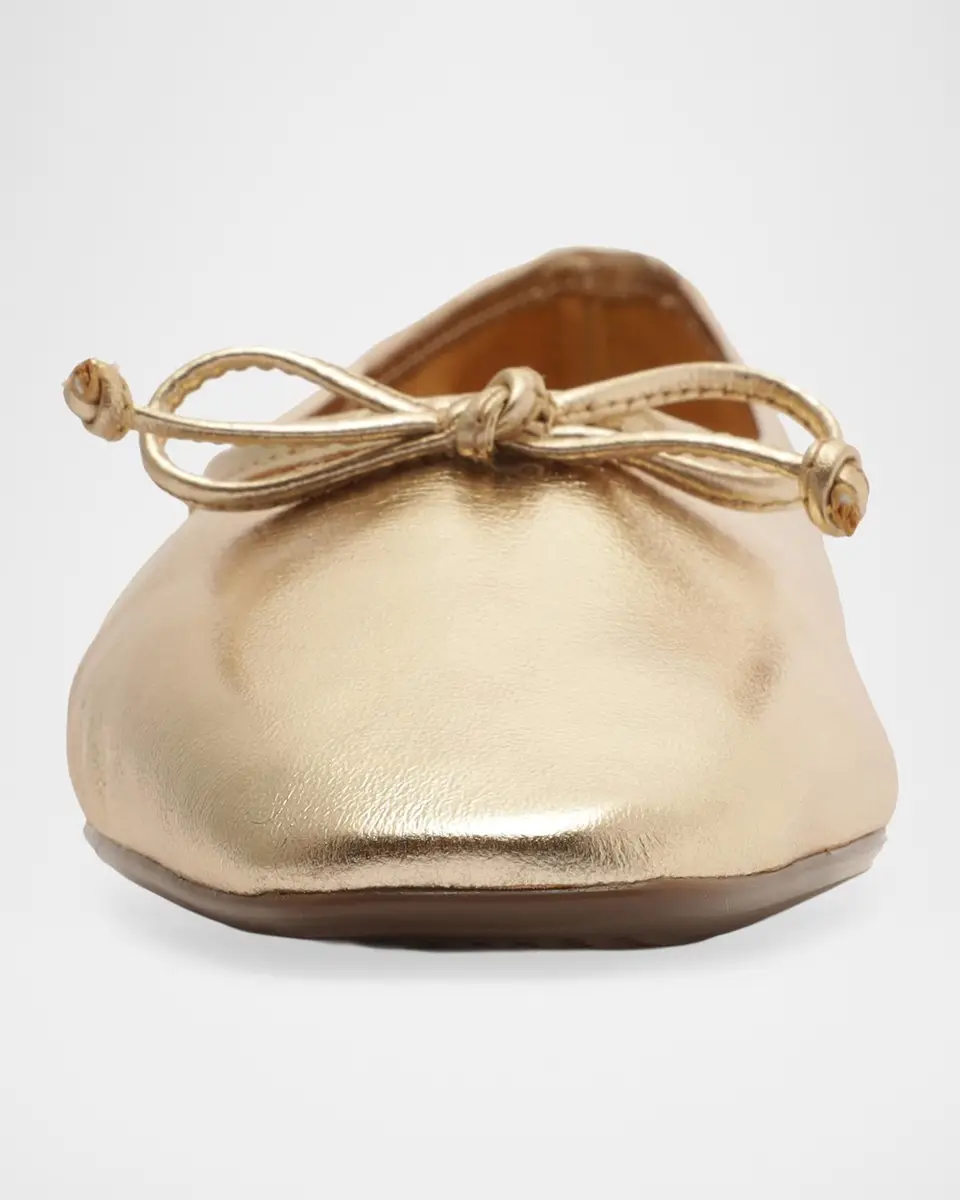 Schutz Arissa Metallic Leather Ballerina Flats | Thumbnail 5 Schutz Arissa Metallic Leather Ballerina Flats | Thumbnail 5