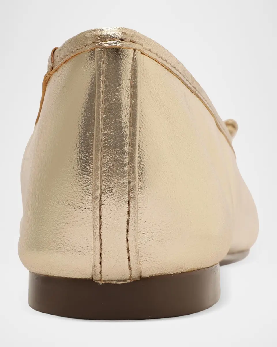 Schutz Arissa Metallic Leather Ballerina Flats | Thumbnail 6 Schutz Arissa Metallic Leather Ballerina Flats | Thumbnail 6