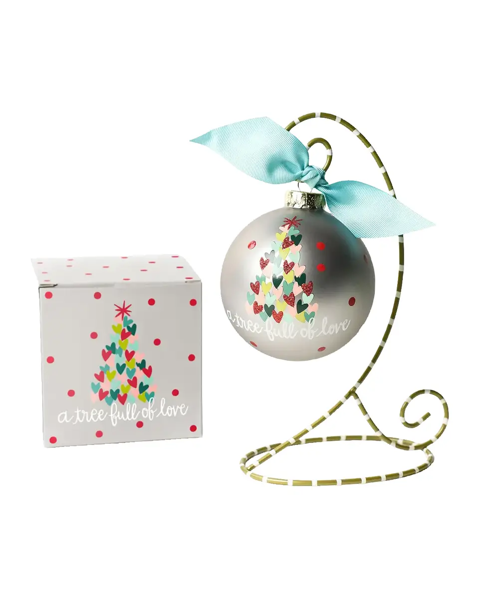 Coton Colors Tree of Love Christmas Ornament with Stand | Thumbnail 2 Coton Colors Tree of Love Christmas Ornament with Stand | Thumbnail 2