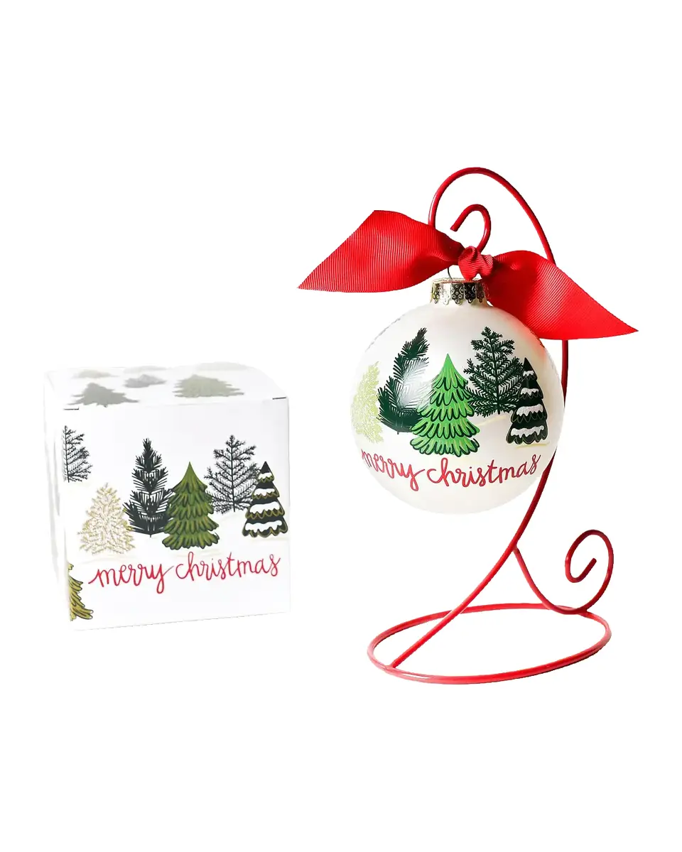 Coton Colors Friendly Firs Christmas Ornament with Stand | Thumbnail 2 Coton Colors Friendly Firs Christmas Ornament with Stand | Thumbnail 2