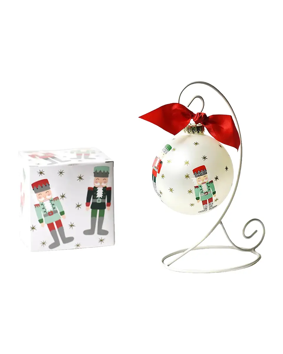 Coton Colors Nutcracker Christmas Ornament with Stand | Thumbnail 2 Coton Colors Nutcracker Christmas Ornament with Stand | Thumbnail 2
