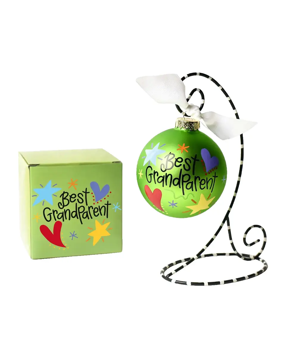 Coton Colors Best Grandparent Christmas Ornament with Stand | Thumbnail 2 Coton Colors Best Grandparent Christmas Ornament with Stand | Thumbnail 2