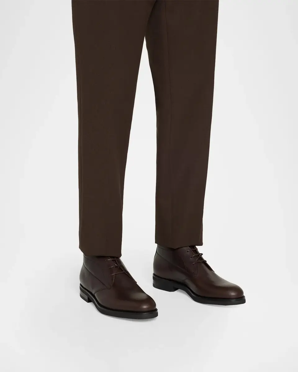 Ferragamo Men's Settimot Leather Desert Boots | Thumbnail 2 Ferragamo Men's Settimot Leather Desert Boots | Thumbnail 2