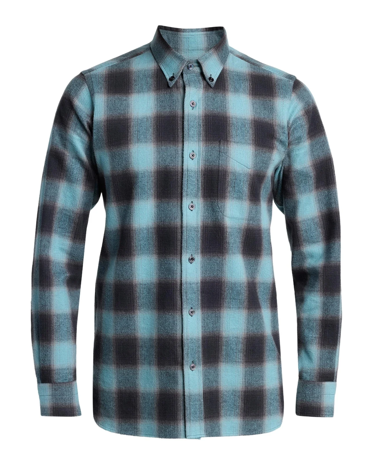 Men's Brushed Flannel Check Button-Down Shirt Men's Brushed Flannel Check Button-Down Shirt