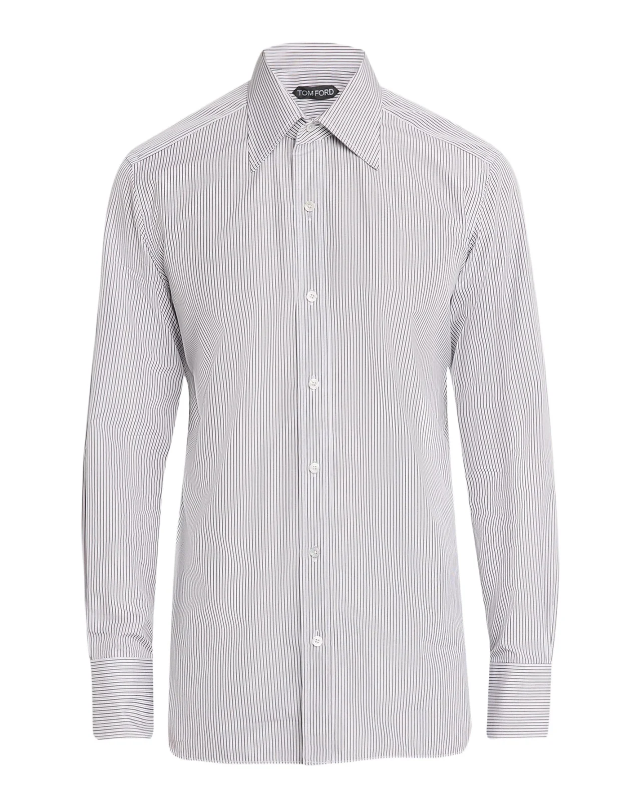 Tom Ford Men's Cotton Stripe Classic-Fit Dress Shirt