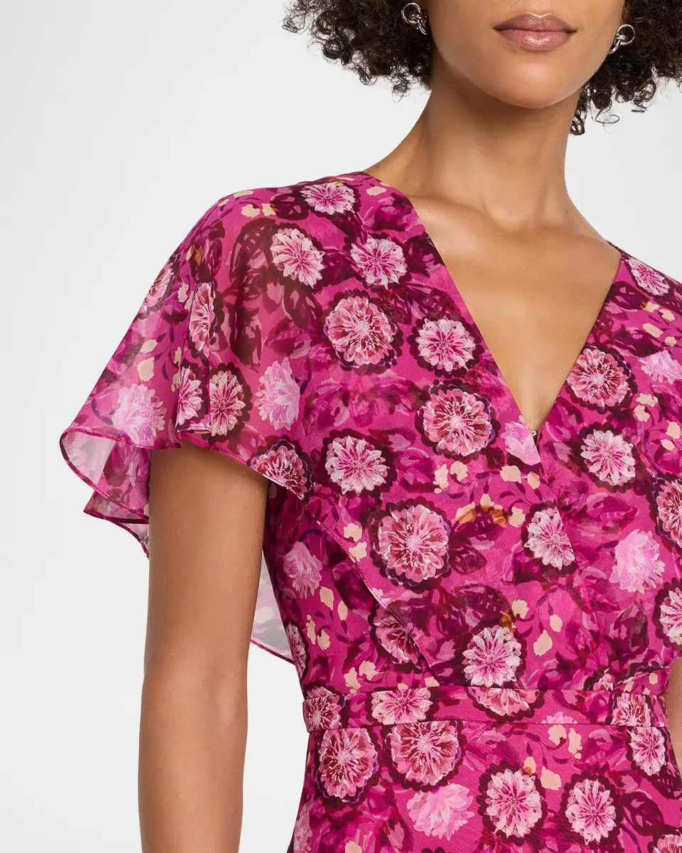 Saloni Sarita Floral Maxi Dress | Thumbnail 5 Saloni Sarita Floral Maxi Dress | Thumbnail 5
