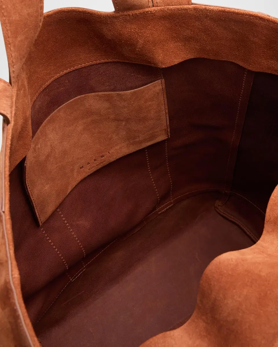 Marni Men's Suede North/South Tote Bag | Thumbnail 4