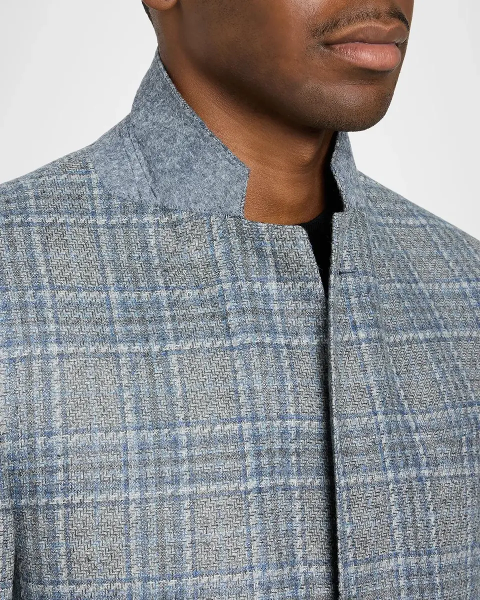 Emporio Armani Men's G Line Wool Plaid Single-Breasted Sport Coat | Thumbnail 7