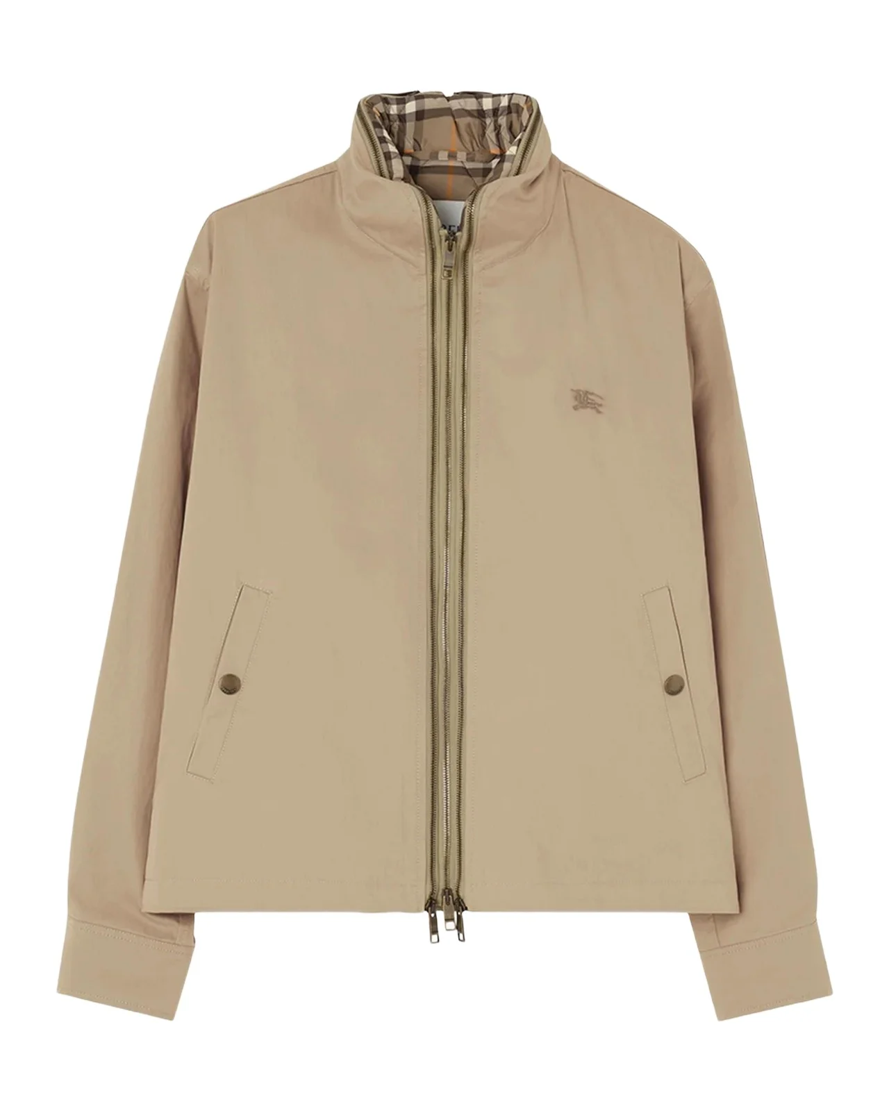 Burberry Men's Cotton Twill Jacket with Gilet