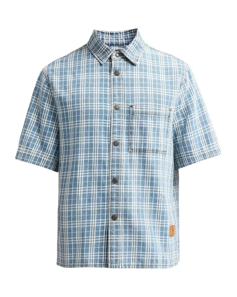 Burberry Men's Garret Check Short-Sleeve Shirt | Image 1 Burberry Men's Garret Check Short-Sleeve Shirt | Image 1