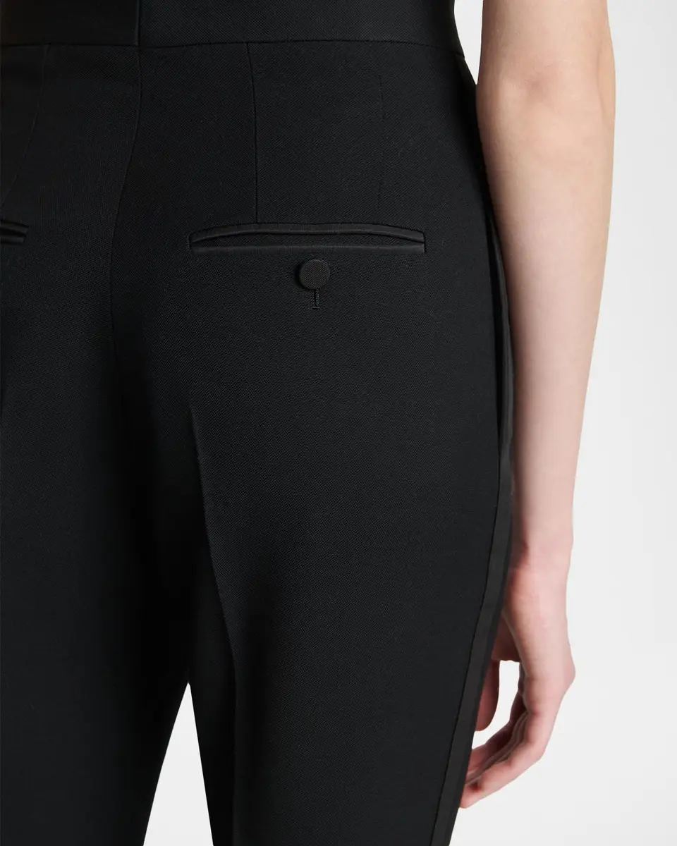 Tom Ford Sharp Grain De Poudre Straight-Leg Trousers | Thumbnail 5