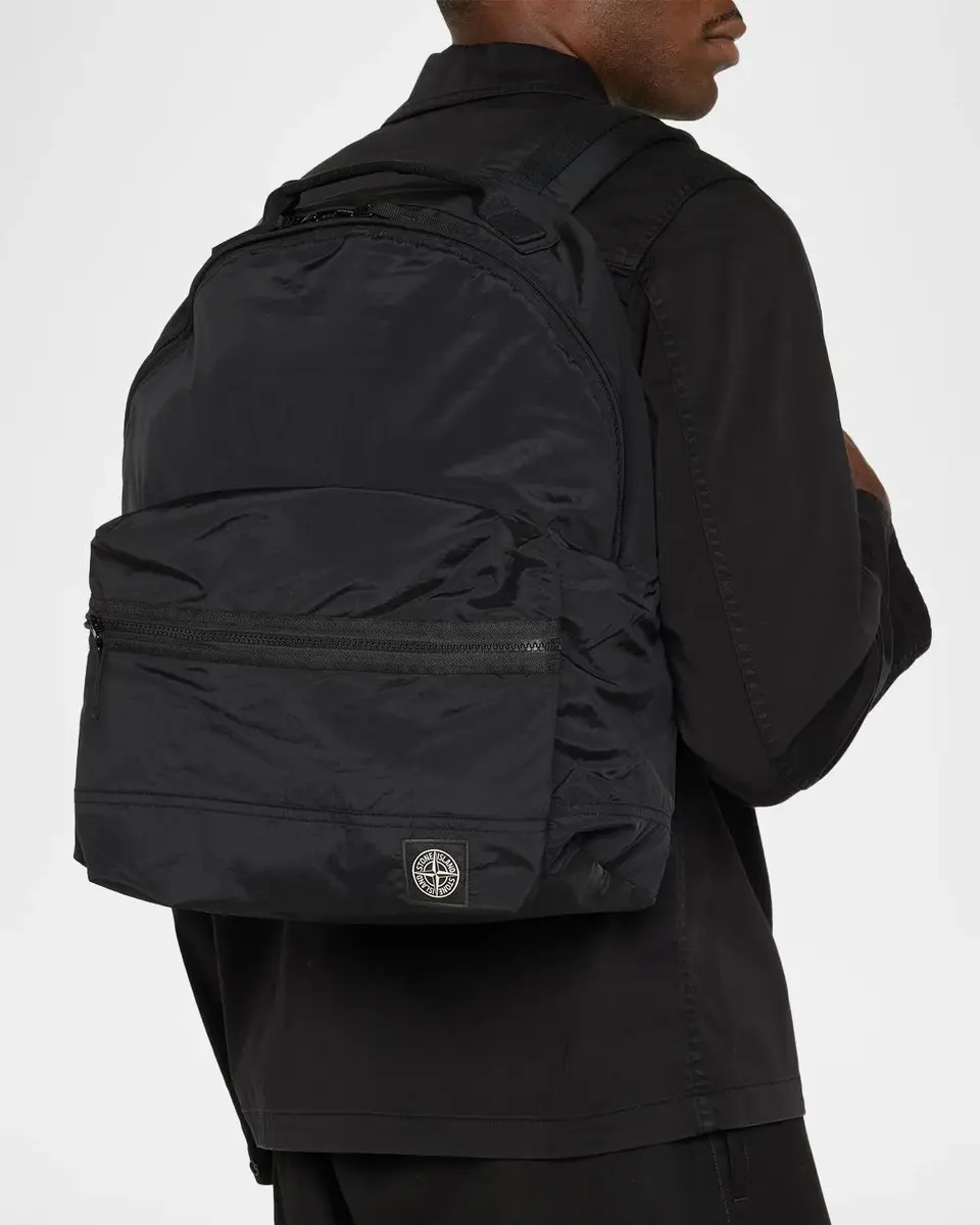 Stone Island Men's Nylon Compass-Label Backpack | Thumbnail 2