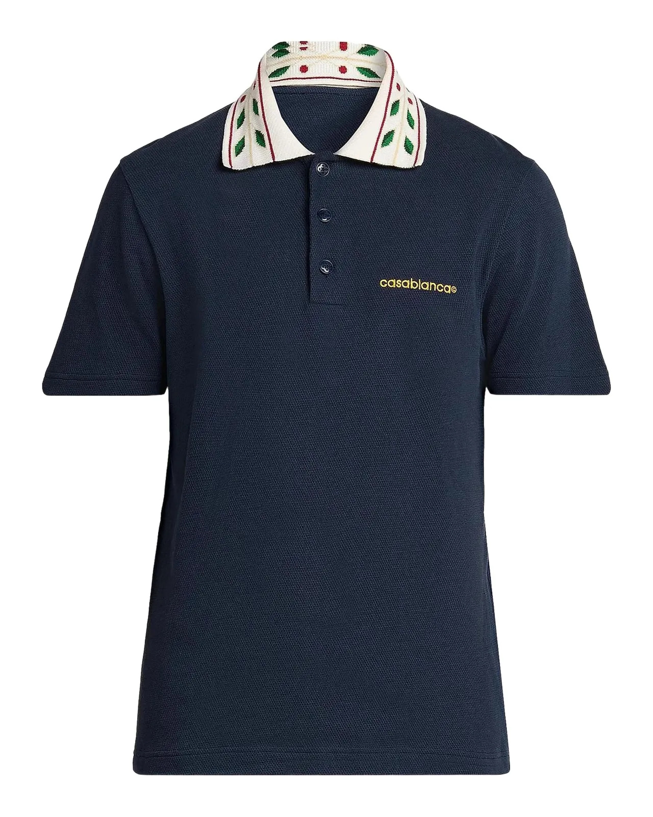 Men's Laurel Cotton Pique Polo Shirt