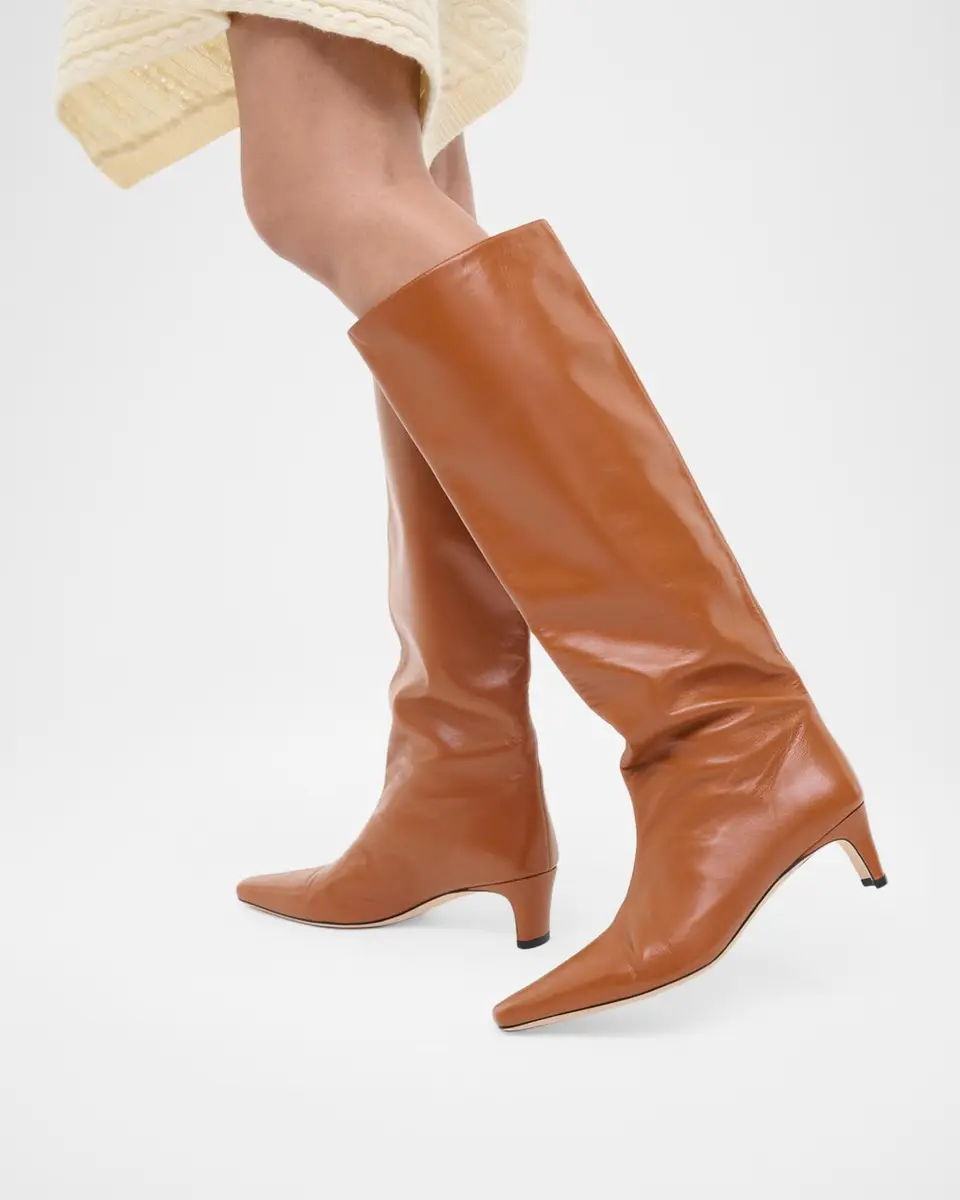 Staud Wally Leather Knee-High Boots | Thumbnail 3 Staud Wally Leather Knee-High Boots | Thumbnail 3