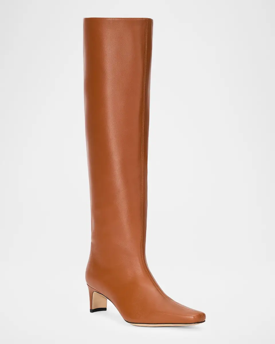 Staud Wally Leather Knee-High Boots | Thumbnail 4 Staud Wally Leather Knee-High Boots | Thumbnail 4