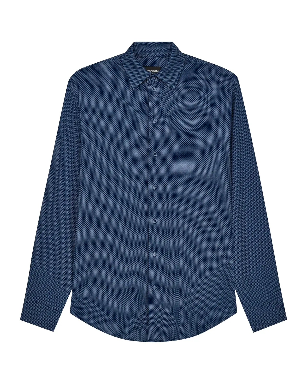 Men's Geometric Stretch Button-Front Shirt