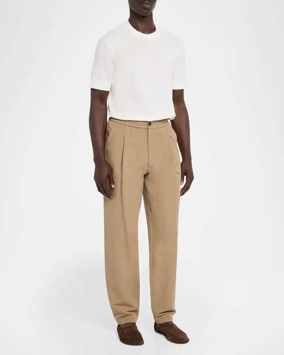 Emporio Armani Men's Cotton Jacquard T-Shirt | Thumbnail 2