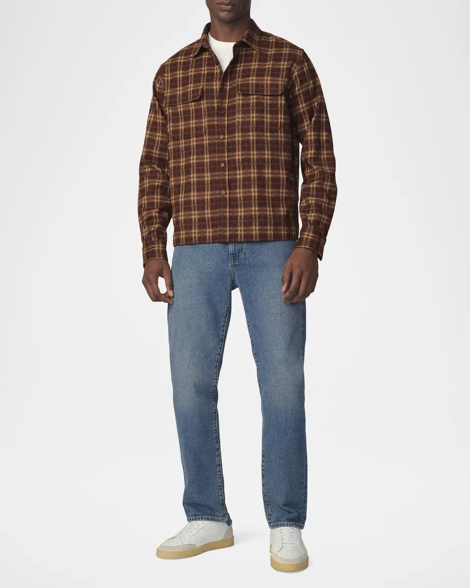 Joe's Jeans Men's Plaid Double-Pocket Button-Down Shirt | Thumbnail 2