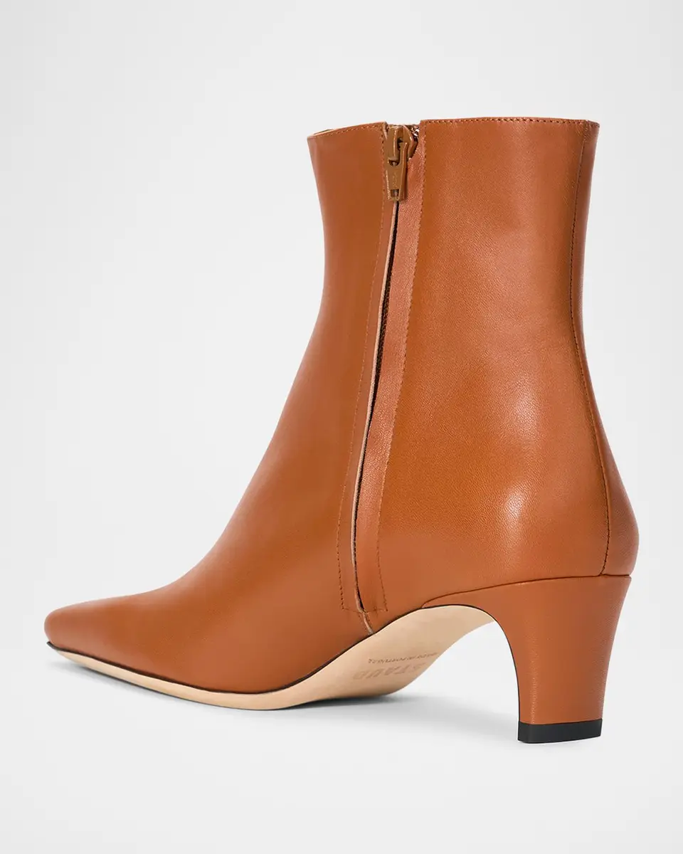 Staud Wally Leather Ankle Boots | Thumbnail 3 Staud Wally Leather Ankle Boots | Thumbnail 3